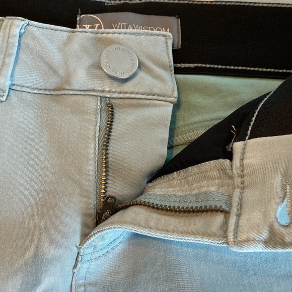 Wit & Wisdom Ab Solutions Ankle pants Size 0 Color Dusty Slate - Picture 5 of 12